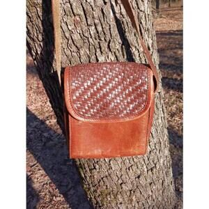 Vintage leather Handbag and wallet